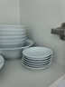 富玉景德鎮(zhèn)餐具整套輕奢高級(jí)感新款碗盤(pán)餐具中式青瓷玲瓏陶瓷碗盤(pán)子 青釉玉牡丹餐具 29頭 曬單實(shí)拍圖