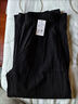 紀柏九分褲休閑褲女闊腿褲棉麻女裝亞麻夏季女款2025新款薄款寬松直筒 黑色【九分褲】 3XL 建議【146-155斤】 曬單實(shí)拍圖