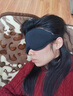 OUZEY睡眠眼罩3D立體睡眠遮光睡覺男女士眼疲勞旅行宿舍辦公室午覺 漫暮黑【升級(jí)鼻翼】送耳塞 曬單實(shí)拍圖