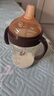 世喜嬰兒鴨嘴杯6個(gè)月以上寶寶學(xué)飲PPSU喝水奶瓶刻度重力球吸管水杯 曬單實(shí)拍圖