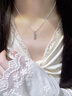 老鳳祥滿天星河S925銀項(xiàng)鏈女士2025新款吊墜情人節(jié)生日禮物送老婆女友 曬單實(shí)拍圖
