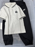 NICKYBABY男童Polo衫套裝2025新款兒童學(xué)院風(fēng)短袖長褲女大童校服運(yùn)動(dòng)夏裝薄 3439白色【學(xué)院風(fēng)polo衫】 120 cm 曬單實(shí)拍圖