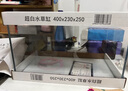 YEE超白魚缸桌面客廳生態(tài)斗金魚烏龜缸造景小型水草養(yǎng)魚玻璃裸缸40cm 曬單實拍圖