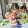 益米兒童DIY織物花束手工壓花機(jī)百變花園插花工藝玩具女3-6歲生日禮物 曬單實(shí)拍圖