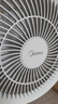 美的（Midea）【暴風循環(huán)】空氣循環(huán)扇大風量搖頭電風扇家用臺式落地扇輕音臥室節(jié)能小風扇柔風輕羽扇 FGA24TQ 曬單實拍圖