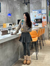 良人訪灰色打底褲女春秋外穿2025新款冬季加絨加厚打底襪壓力顯瘦連褲襪 深灰色 1條裝 XL （建議體重120-140斤） 曬單實拍圖
