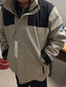 棉致沖鋒衣男女三合一戶(hù)外運動(dòng)抓絨夾克外套男裝 卡其色M 曬單實(shí)拍圖