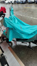 北極絨（Bejirog）電動摩托電瓶車雨衣雨披車罩一體單人男女通用加大全身防暴雨灰色 曬單實拍圖