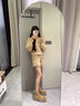 CHERY KALLY【咖啡腔調(diào)】輕奢2025真皮厚底馬丁靴女復(fù)古百搭時(shí)尚美拉德騎士靴 咖啡色 37 曬單實(shí)拍圖