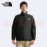 The North Face北面沖鋒衣男戶外保暖棉內(nèi)膽三合一沖鋒外套81RN 黑色/4H0 XL 曬單實拍圖
