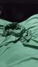 VJWK胖女人時尚顯瘦的衣服加肥加大碼女裝胖mm夏天短袖上衣遮肚顯瘦小 綠色【優(yōu)質(zhì)品好質(zhì)量】 4XL 171-200斤 曬單實拍圖