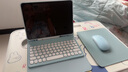 CANHOOGD ipad藍牙鍵盤(pán)保護套pro11蘋(píng)果9/8代Air7/6/5/4平板電腦殼帶筆槽鼠標套裝 iPad Pro 11（1/2/3/4代）冰川藍 曬單實(shí)拍圖