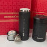BEMEGA英國(guó)純鈦保溫杯男款鈦杯泡茶杯茶水分離喝水杯子男士生日七夕禮物 紳士黑【商務(wù)鈦杯+辦公鈦杯】 曬單實(shí)拍圖