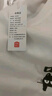名創(chuàng)優(yōu)品（MINISO）短袖男純棉休閑寬松夏季圓領(lǐng)百搭青少年潮流半袖t恤 淺米 XL 曬單實(shí)拍圖