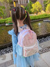 迪士尼（disney）幼兒園書包3-6周歲出游防丟失簡約高顏值兒童背包超輕雙肩包粉色 曬單實拍圖