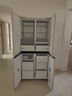 美的（Midea）首創(chuàng)45cm超薄嵌入餐邊柜家用客廳冰箱左餐右廚大容量底部散熱十字四開門國家補貼BCD-427WUSGPZM 曬單實拍圖