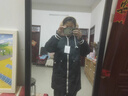 布力潘少女羽絨服女中長款加大加肥中長款服韓版寬松冬裝小個(gè)子加厚 紅色 XL 125-140斤 曬單實(shí)拍圖