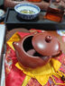 陶舍軒工藝美術(shù)師 吳俊 正宗全手工制作 宜興原礦紫砂壺 茶具 工藝師（西施） 260ml 容量 曬單實(shí)拍圖