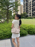 高爾夫（GOLF）單肩斜挎包女時(shí)尚包包女包通勤百搭ipad包防潑水手機(jī)包生日禮物女 果仁杏 曬單實(shí)拍圖
