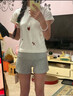 相伊戀人運動(dòng)短褲夏季女外穿2026年新款小個(gè)子三分熱褲休閑緊身顯瘦超短褲 淺灰色【低腰款】 M 【推薦100-115斤】 曬單實(shí)拍圖