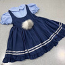 G.DUCKKIDS童裝洛麗塔公主裙女童連衣裙夏季朱迪兒童裙子兔子警官生日蓬蓬裙 朱迪裙子+裙撐 110 尺碼4~5歲【100-110cm】 曬單實拍圖