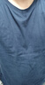 森馬（Semir）短袖T恤男純色打底衫修身25夏新款內(nèi)搭上衣簡(jiǎn)約百搭t恤男士 [店鋪TOP1純棉款]暮藍(lán)81003 L 曬單實(shí)拍圖