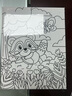 SNEILJOY思奈喬兒童涂色畫數(shù)字畫顏料畫手工DIY親子禮物直液筆安全認(rèn)證0基礎(chǔ)繪畫 數(shù)字畫-小浣熊 曬單實拍圖