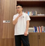 花花公子（PLAYBOY）【兩件裝】純棉短袖T恤男半袖服男士夏季新款寬松休閑純色上衣 卡其+深灰兩件裝 XL 【140-150斤】 曬單實(shí)拍圖