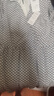 FINITY夏季新款真絲花色連衣裙桑蠶絲寬松休閑中長款裙子女 花色 M 曬單實(shí)拍圖
