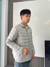 波司登（BOSIDENG）25年新款輕薄羽絨服男短款90絨三防面料保暖內(nèi)膽外套B250131005 字母灰9BE6-格雷系 S 170/92A 曬單實(shí)拍圖