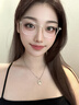 歐利時（OLEVS）新款女生鎖骨鏈小眾輕奢吊墜項鏈女禮盒裝節(jié)日禮物送女友送閨蜜 OLS-004-玫瑰金項鏈-禮盒裝 曬單實拍圖