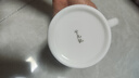 兮元記羊脂玉瓷馬克杯陶瓷杯子辦公室水杯大容量男女家用輕奢高級感茶杯 羊脂玉瓷言直馬克杯 曬單實拍圖