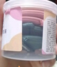 珂萊藻堂氣墊粉撲定妝干濕兩用服帖散粉餅化妝工具水滴形海綿 1盒 5個 曬單實拍圖
