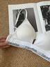 Calvin Klein內(nèi)衣【七夕禮盒明星同款摩登引力帶】女士ck無鋼圈三角文胸QF5650 100-月光白 S 曬單實拍圖