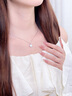中國珠寶（Sino gem）一貝子銀項鏈女2025新款吊墜銀飾輕奢小眾生日禮物送女友 曬單實(shí)拍圖