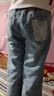 女大童牛仔褲夏季2025新款小女孩天絲直筒闊腿褲初中生夏裝長褲子 淺藍色【夏季薄款】 150 曬單實拍圖