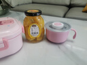 旗豐兒童小學(xué)生飯盒上學(xué)專用316食品級不銹鋼一1-3年級分格餐盒可愛風(fēng) 小號粉2格1L+筷勺+湯碗+保溫袋 曬單實拍圖