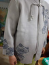 俞兆林（YUZHAOLIN）胖媽媽秋裝毛衣外套加肥加大碼衣服中老年人女裝春秋針織兩件套裝 FF10038026 米灰 XL  建議90-105斤 曬單實(shí)拍圖