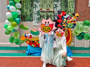 熙世界sllsky新中式改良旗袍裙子夏季女裝氣質(zhì)國(guó)風(fēng)印花天絲連衣裙高級(jí)感 淺綠底竹葉花 M 曬單實(shí)拍圖
