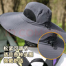 偶森戶外遮陽(yáng)帽大帽檐男女士夏季防曬太陽(yáng)帽子漁夫釣魚登山騎行帽面罩 曬單實(shí)拍圖
