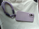 米聆會(huì )手機掛繩手腕款手機殼掛鏈可手提高檔純色編織多功能掛繩防丟防盜神器加粗款結實(shí)耐用高級感ins風(fēng) 【草紫色】 多功能手機雙扣短掛繩+同色絨布墊片】 曬單實(shí)拍圖