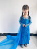 憶清絕冰雪奇緣兒童愛(ài)莎公主裙女童艾莎連衣裙春夏季女王兒童生日禮服 單裙子（純棉內襯） 120 曬單實(shí)拍圖