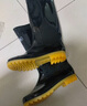 回力雨鞋男士防水鞋防滑耐磨膠鞋輕便廚師鞋雨靴套鞋807  黑色高筒 40 曬單實(shí)拍圖
