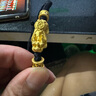 怡萊寶黃金貔貅手鏈999足金轉(zhuǎn)運珠刺青男士新款編織繩純金飾情侶送男友 超大版貔貅+2刺青 約4g 曬單實拍圖