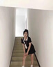 衣然呈品Polo領(lǐng)連衣裙女夏季顯瘦正肩polo裙小個子茶歇奶甜收腰甜酷裙子女 黑色 M 【建議95-110斤】 曬單實拍圖