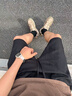 :CHOCOOLATEit天絲休閑短褲男夏季2025新款寬松冰絲五分褲沙灘褲潮 黑色 L 曬單實拍圖