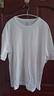 布先生280g重磅廓形小白T恤男士純棉短袖 皓月白  XL (180) 曬單實(shí)拍圖