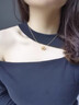 半粒越南沙金轉(zhuǎn)運(yùn)珠項鏈女2025新款鎖骨鏈情人節(jié)生日禮物送女友媽媽 時來運(yùn)轉(zhuǎn)項鏈 曬單實拍圖