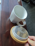 特美刻（TOMIC） 創(chuàng)意馬克杯牛奶杯陶瓷杯子情侶水杯咖啡杯 白色520ML 曬單實(shí)拍圖
