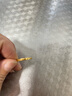 中國黃金（CHINA GOLD）碎碎冰冰黃金戒指女士足金新款黃金老婆生日禮物中秋節(jié)禮物送女友 女士12號 約1.1g【送女友】 曬單實拍圖